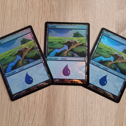 Island MTG card foil, mint condition