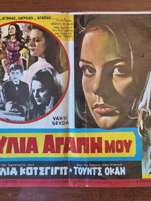Κινηματογραφική αφίσα "Χούλια Αγάπη Μου" 1972 μεταχειρισμένη vintage cult