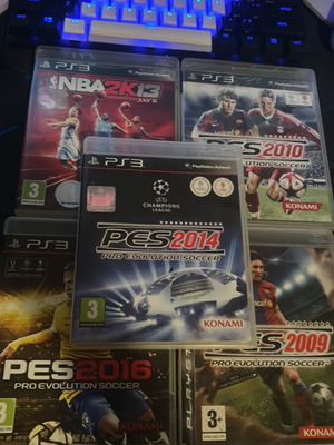 PS3 games like new, NBA and PES