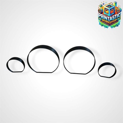BMW E46 Gauge Rings new, set of 4 pieces