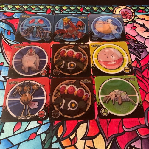 Pokemon Flix-pix 3d square cards 2005 like new