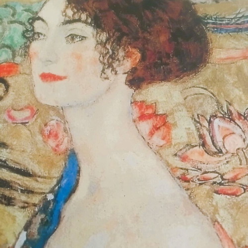 Klimt The Lady with the Fan 1000-Piece Puzzle like new