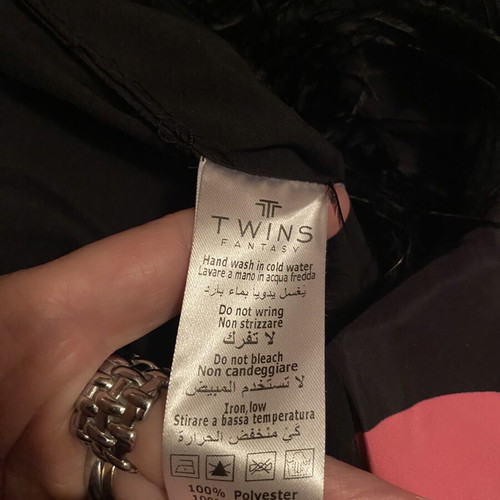 Twins Fantasy Top woman colorful, new, size M