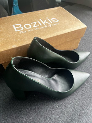 Γόβες Bozikis πράσινες σαν καινούργιες, μέγεθος 36