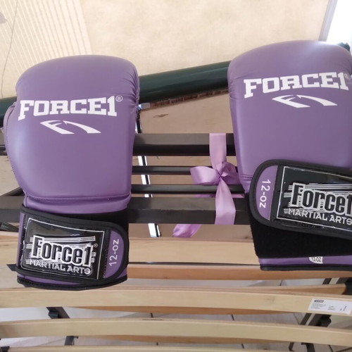 Force1 All Day Training Boxing Gloves 12-oz with Elastic Bandages