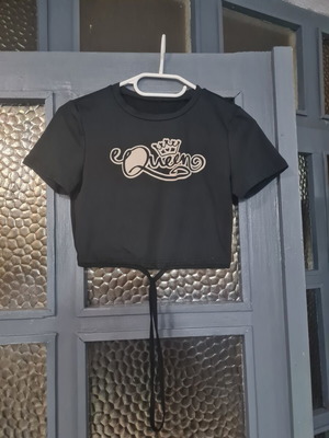 Women's black top used, suitable for XS, S, M sizes