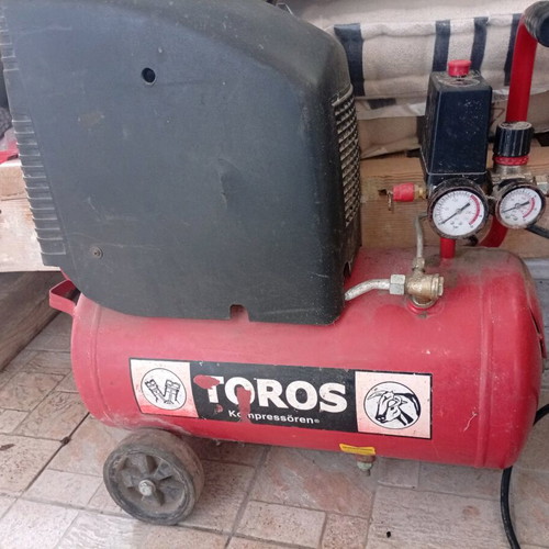 Toros Air Compressor like new for inflating gym balls