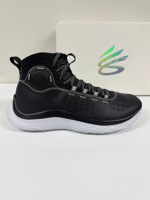 Under Armour Curry 4 FloTro ανδρικά παπούτσια μπάσκετ, μαύρο και άσπρο, μέγεθος 43