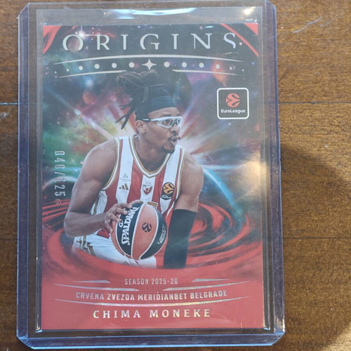 Panini Origins Chima Moneke card like new