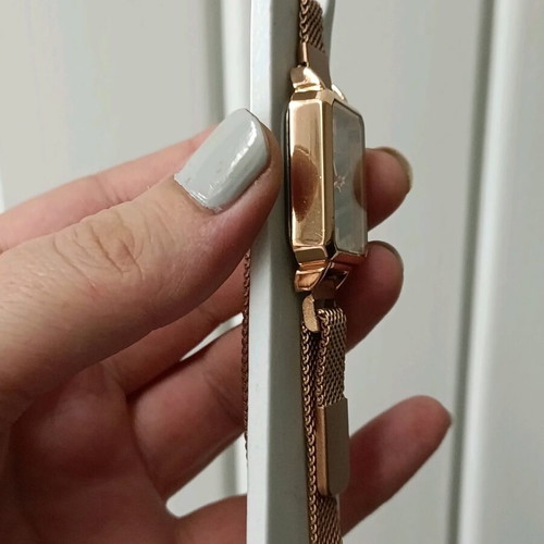 Women's Waterproof Stainless Steel Watch with Adjustable Chain new