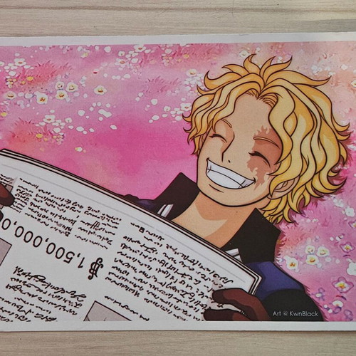 One Piece Sabo handmade poster made to order