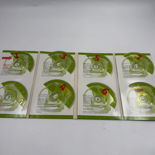 SuSE Linux 7.2 Professional software used, complete 7 CDs and 1 DVD