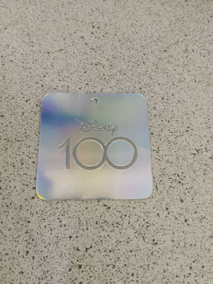 Disney 100 Years Tag used, iridescent