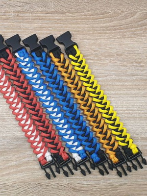 Βραχιολι paracord σε διάφορα χρώματα