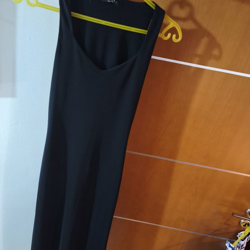 Sisley black long dress like new, size XS
