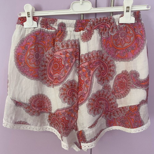 Linen shorts Zini like new, multicolored, size L