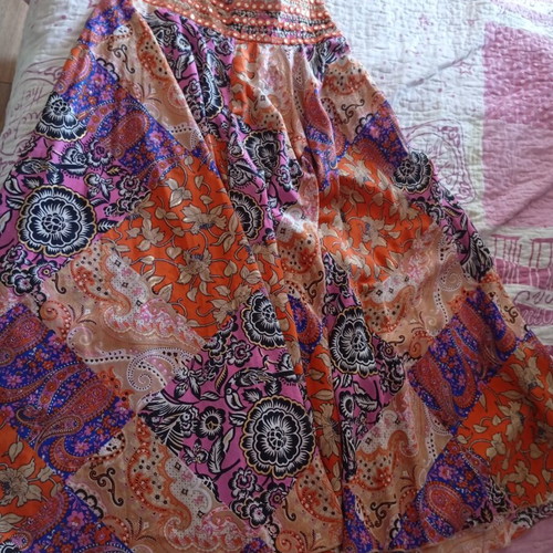 Floral palazzo pants like new, multicolor, size M 38 10