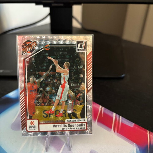 Vassilis Spanoulis 2024-25 Panini Donruss EuroLeague Highlights Press Proof card near mint