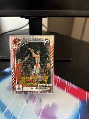 Vassilis Spanoulis 2024-25 Panini Donruss EuroLeague Highlights Press Proof card near mint