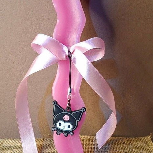 Handmade Kuromi Easter Candle Pink Wavy Candle New