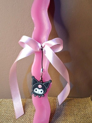 Handmade Kuromi Easter Candle Pink Wavy Candle New