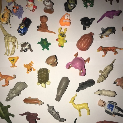 Kinder figures used, assorted miniatures set