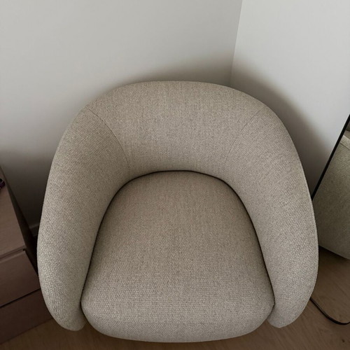 Bolzano armchair BoConcept new, beige Lazio fabric