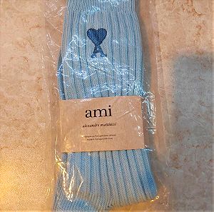 Κάλτσες AMI γαλάζιο χρώμα Γυναικείες