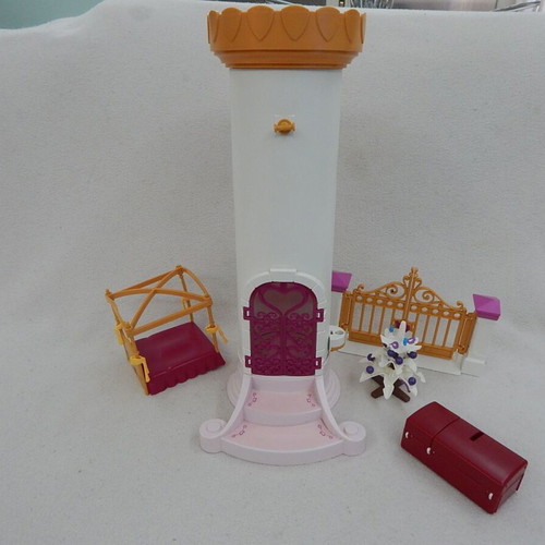 Playmobil princess castle and accessories used