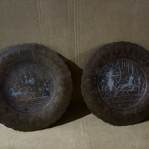 Copper plates used, set of 2 from 1968