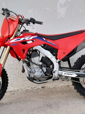 Honda CRF 450R 2021 used, red motocross bike