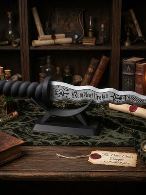 Διακοσμητικό Μαχαίρι "Rumplestiltskin" Dark One 3D Printed από το Once Upon a Time