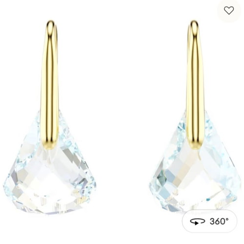 Swarovski μεγάλα σκουλαρίκια σταγόνα βροχής καινούργια