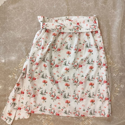 Floral pareo like new, multicolored, polyester