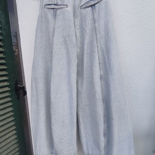 ZARA Jeans ZW Collection wide oversized high-waisted like new, size 36
