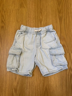 Τζιν βερμούδα παιδική H&M σαν καινούργιο, τιρκουάζ cargo