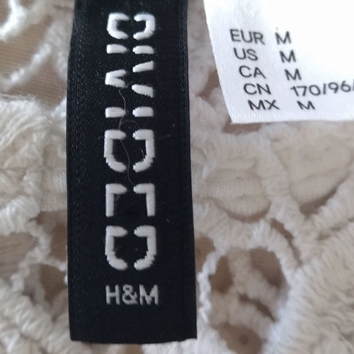 H&M women's blouse like new, size M, white