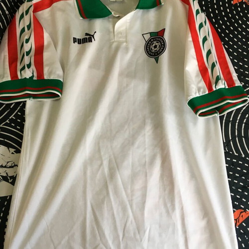Bulgaria football shirt 1996-98 used, official replica, size M