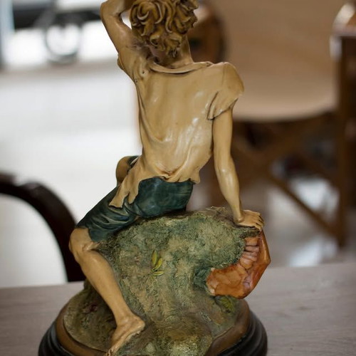 Vintage resin statue 29cm height used