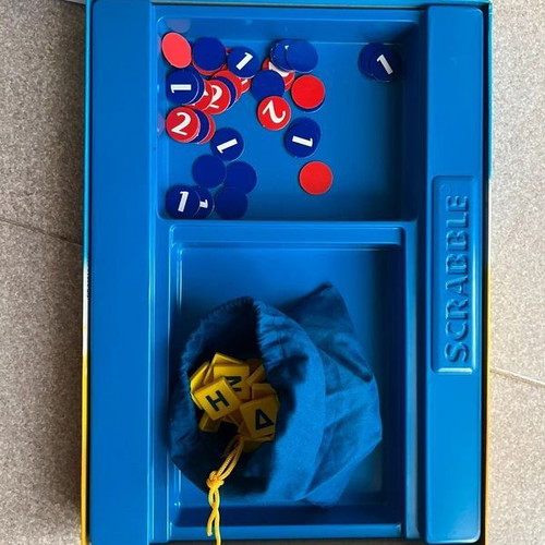 Junior Scrabble board game used, double board