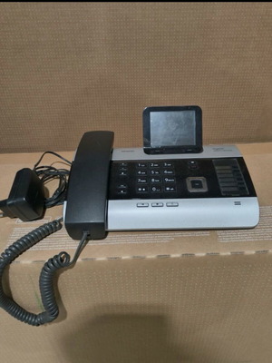 Gigaset DX800A επαγγελματικό υβριδικό τηλέφωνο σαν καινούργιο, ενσύρματο, μαύρο
