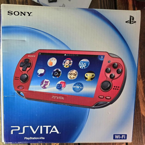 Sony PlayStation Vita PCH-1000 Cosmic Red console