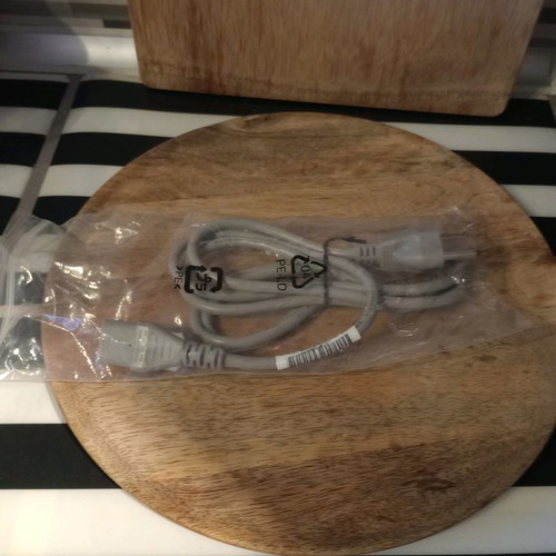 Computer power cable new, sealed in packaging