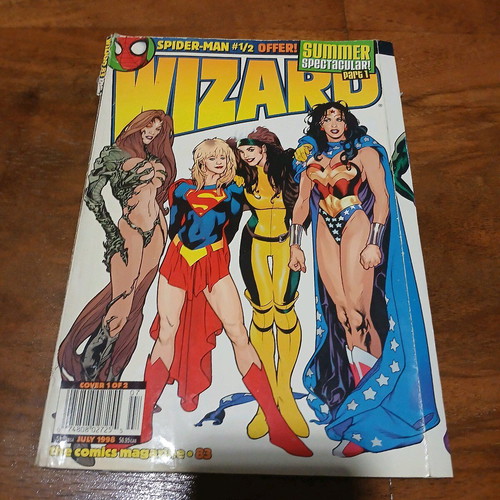 Wizard magazines used, pack of 9 issues with Jim Lee special