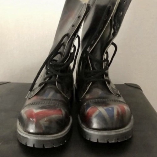 Underground boots with Union Jack flag print size 42 like new