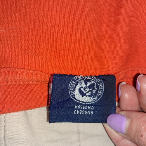 Diesel kids t-shirt like new, orange, size 8 years