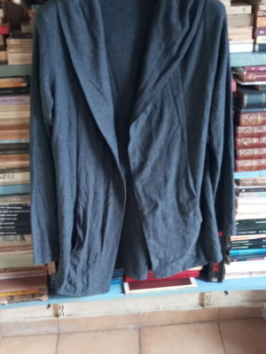 Bershka women's grey cardigan with hood size L like new