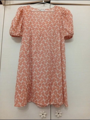 Compania Fantastica beach dress new, white and orange, size M