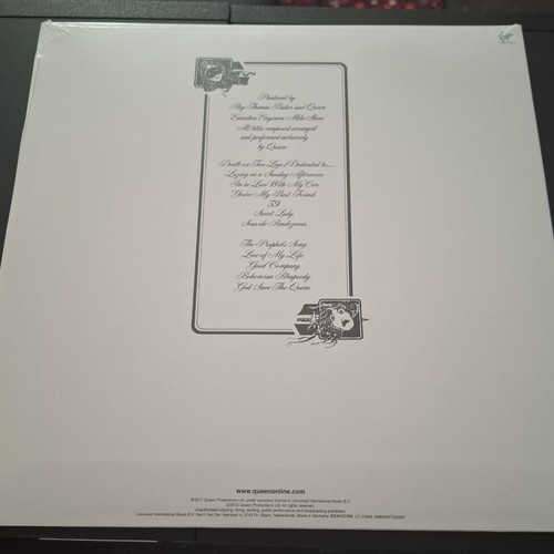 Queen A Night At The Opera vinyl LP, rock