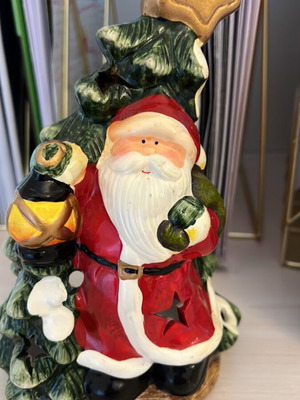 Κεραμικό διακοσμητικό χριστουγεννιάτικο καινούργιο για κερί ρεσο